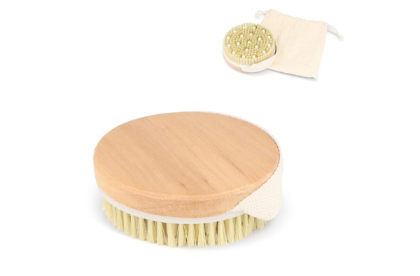 Schima superba wood bath brush - Nature