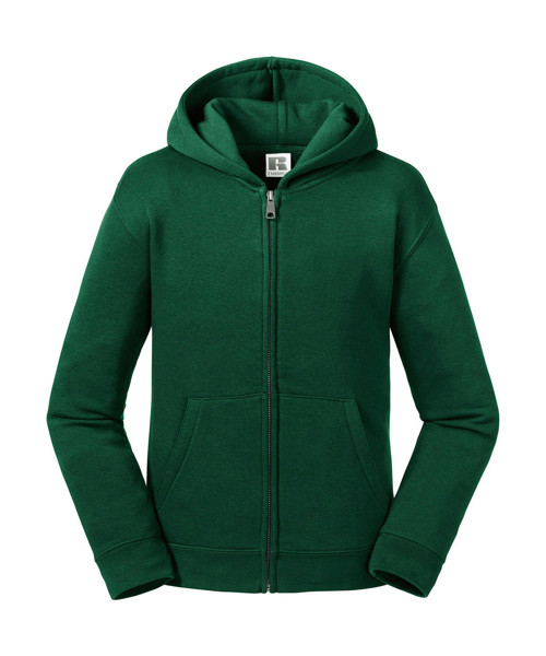 Kids' Authentic Zipped Hood Sweat - Black / M (116/5-6)