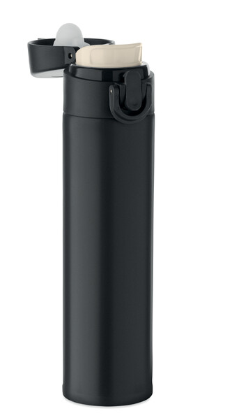 Double wall bottle 300 ml Bots - Black