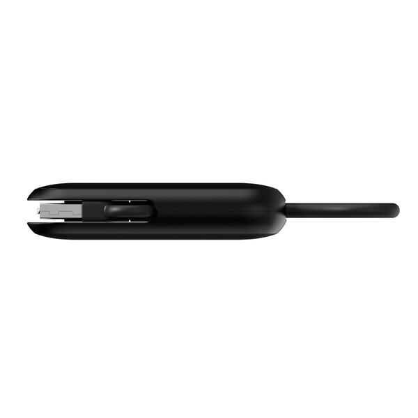 Urban Vitamin Dublin 100W 4-v-1 kabel na klíčenku - Černá
