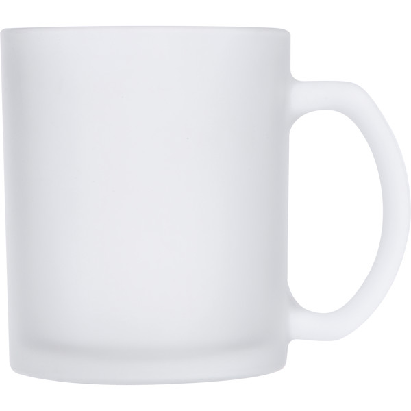 Coffee mug, transparently frosted ANGELIKA - Transparent
