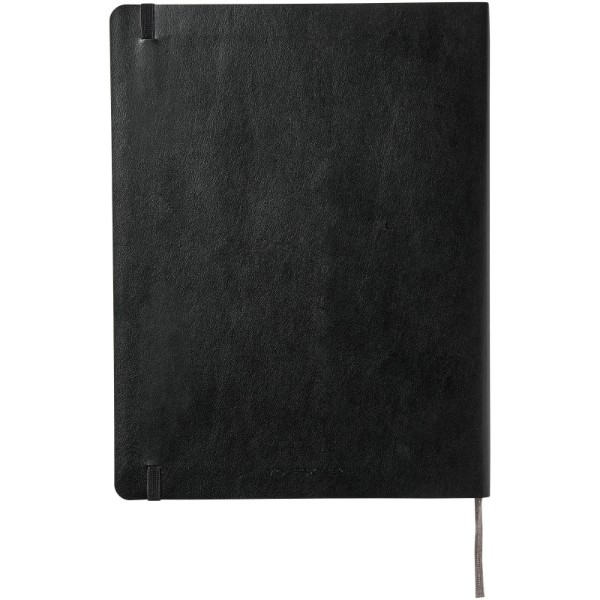 Moleskine Classic XL soft cover notebook - ruled - Solid Black