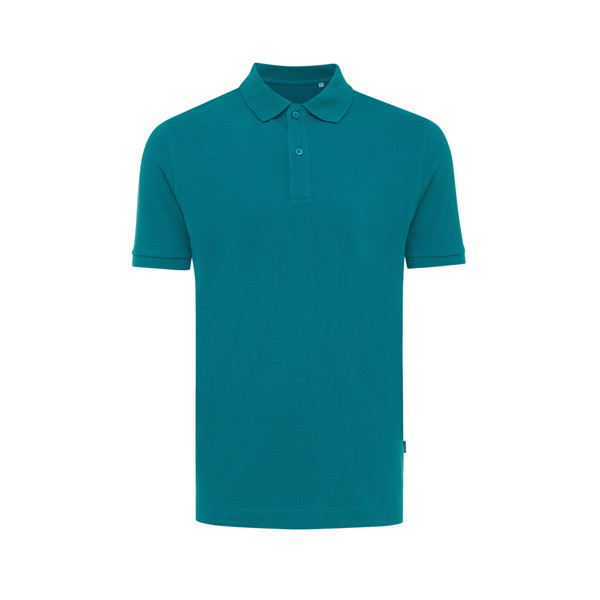 Polo en coton piqué et recyclé Iqoniq Yosemite - Verdigris / XL