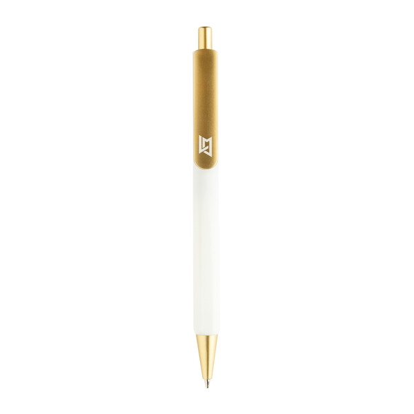 Stylo luxe à trois faces EDGE RCS - Blanc