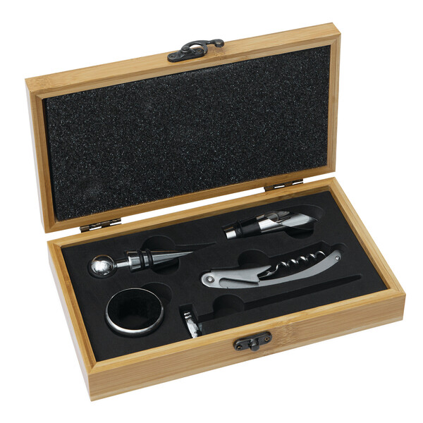 Wine Set Bamboo Pleasure