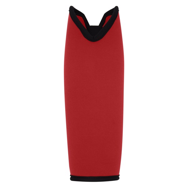 Noun recycled neoprene wine sleeve holder - Red