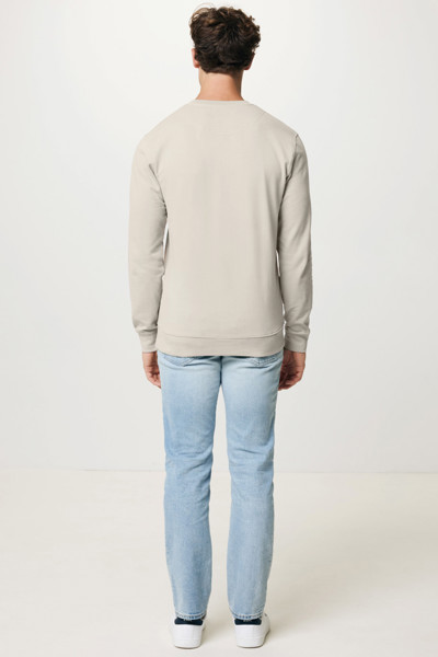 Sweater à col rond en coton recyclé Iqoniq Zion - Desert / XS