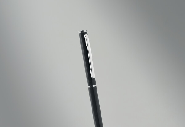Recycled aluminium ball pen Nimes - Black