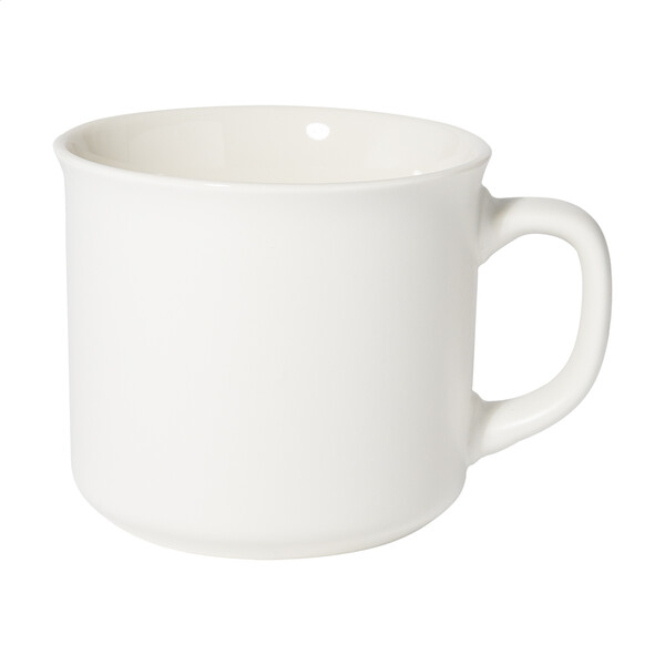 Matte Vintage Mug Woodstock Flat - White
