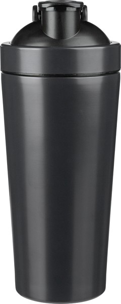 Recyklovaný jednostenný šejker z nehrdzavejúcej ocele (750 ml) Orla - Čierna