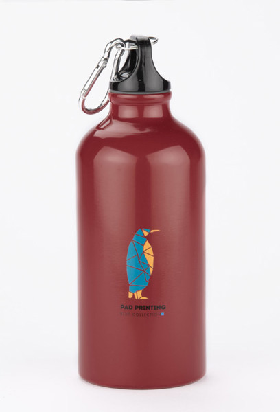 Aluminium-Flasche TREKO 500 ml - rot