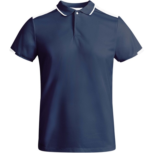 Polo sportiva a maniche corte da bambino Tamil - Blu navy / Bianco / 4
