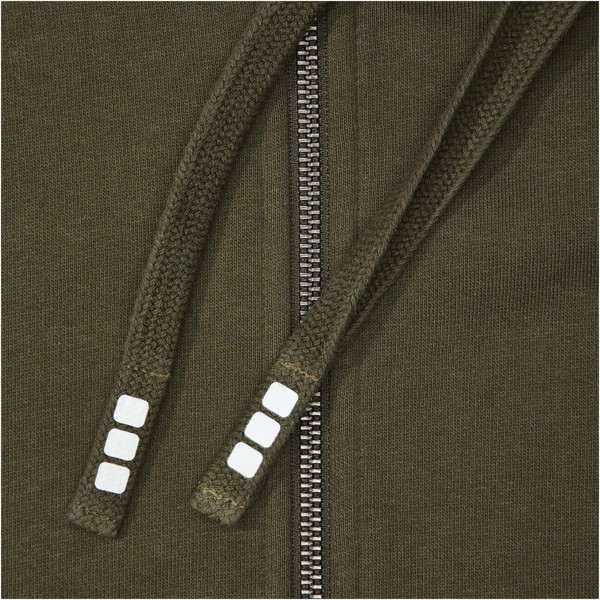 Felpa con cappuccio e cerniera da unisex da 300 g/m² Arora - Verde foresta / L