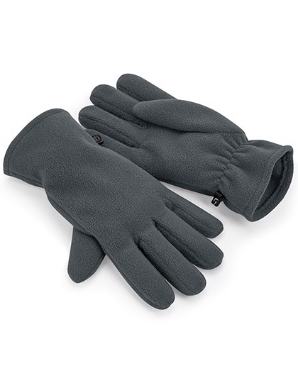 Recycled Fleece Gloves - Steel Grey / L/XL