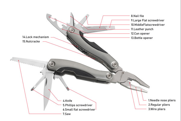 ARMADOR Multitool - Grau