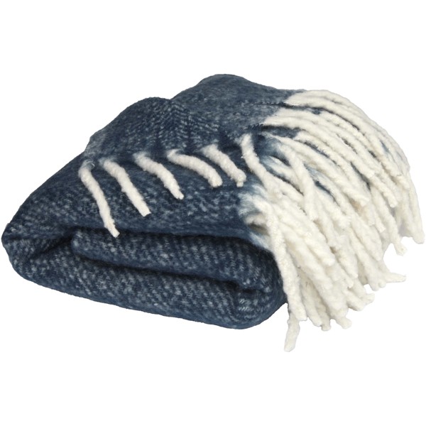 Couverture recyclée GRS Dolly - Bleu foncé