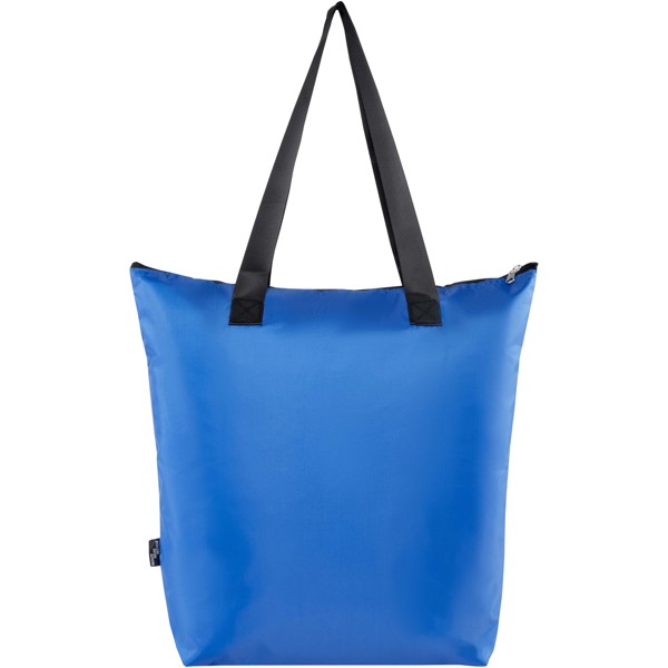 Borsa termica pieghevole da 15 litri in PET riciclato EcoFold - Blu royal