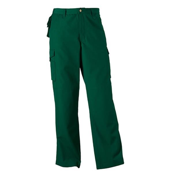 Calças Resistentes De Trabalho 260G - 65% Poliéster/ 35% Algodão - Verde Escuro / 38_81