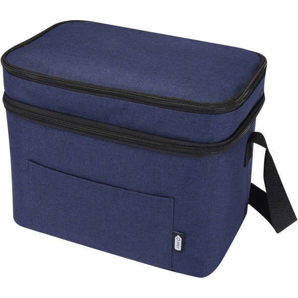 Borsa termica in PET riciclato certificato GRS Tundra 13L - Navy melange