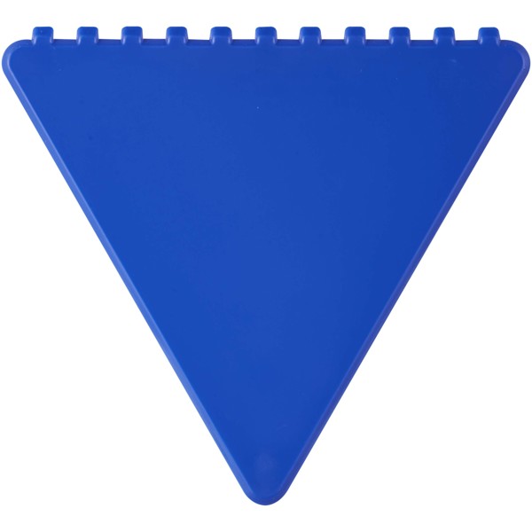 Frosty triangular recycled plastic ice scraper - Bleu royal