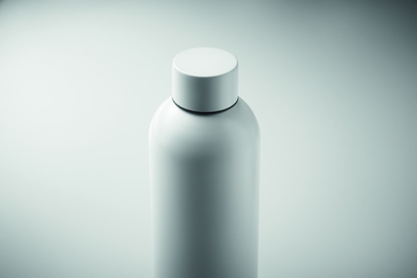 Športna steklenica Athena Plus, 750 ml, reciklirano jeklo - Bela