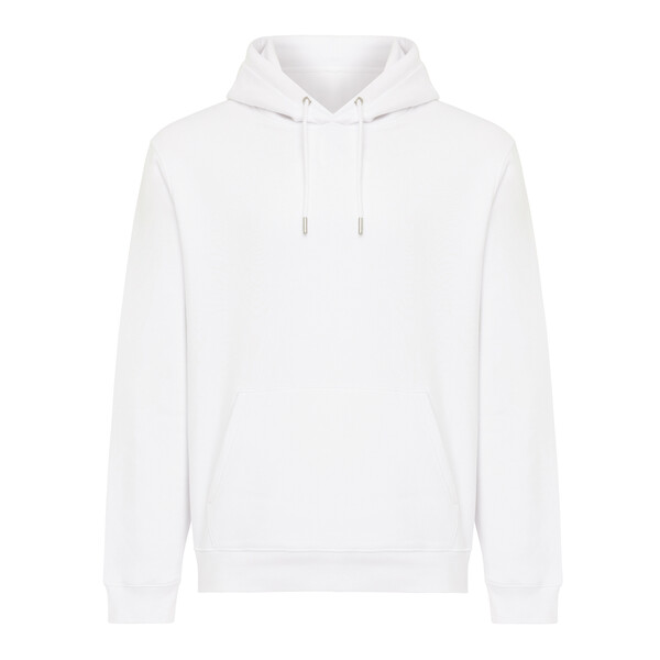 Mikina s kapucí IQONIQ Joshua z recyklované bavlny - Recycled White / S