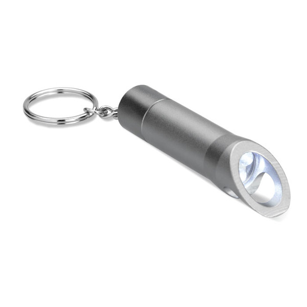Litop key ring, LED torch, bottle opener