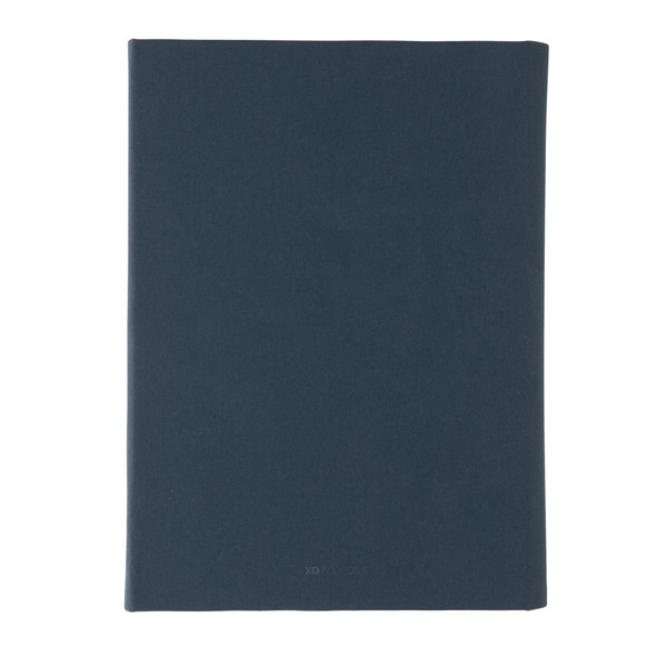 Xd Xclusive A5 notebook, magnetic closure, rPET cover - Navy