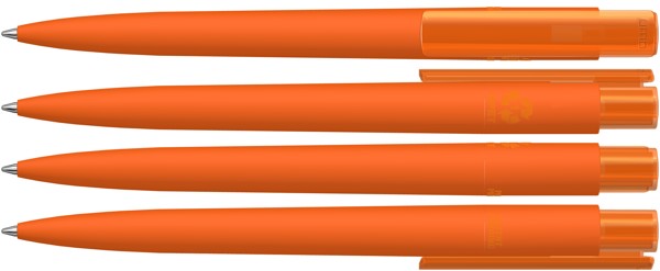 RECYCLED PET PEN PRO K transparent GUM - orange