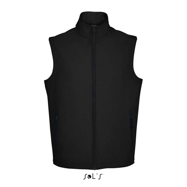 Sol's Race Bw Men - Softshell Bodywarmer - Black / XL