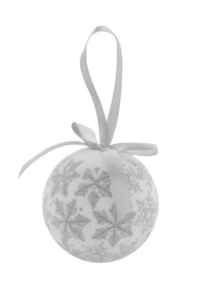Christmas Tree Ornament Aspelund - Silver / White