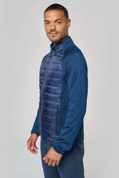 Dual-Fabric Sports Jacket - Dark Royal Blue / Black / XS