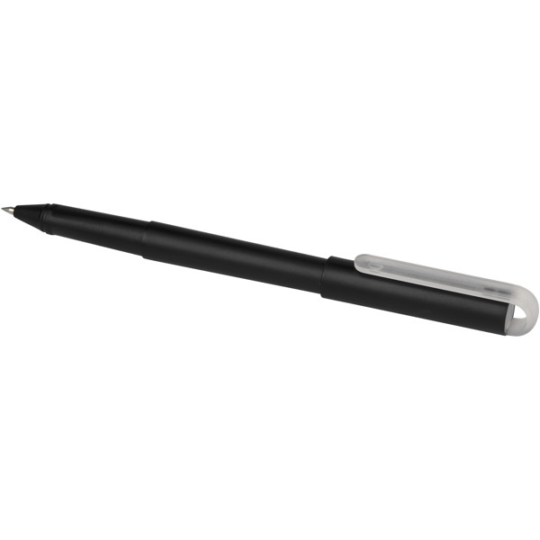 Mauna recycled PET gel rollerball pen (black ink) - Black