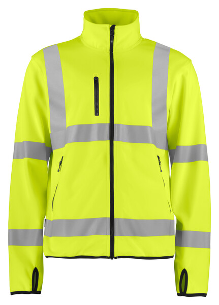 6105 Light Softshell Sweatshirt Yellow/Black M