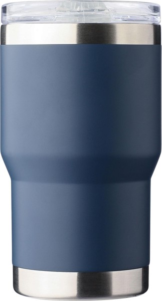 Gobelet thermos Ayen | Inox recyclé | 350 ml | Revêtement céramique - bleu