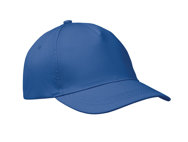CASQUETTE 5 PANNEAUX 160 GR/M Buzz - Bleu Royal