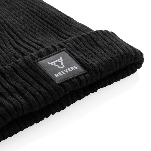 Impact Aware beanie, Polylana, double layer knit - Black