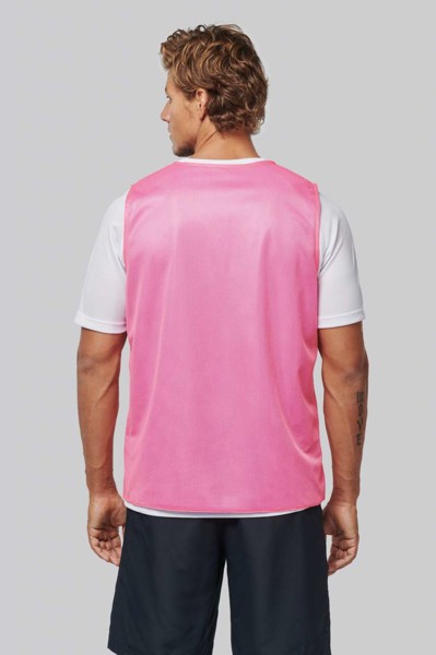 Multi-Sports Reversible Bib - Fluorescent Yellow / Sporty Royal Blue / L/XL