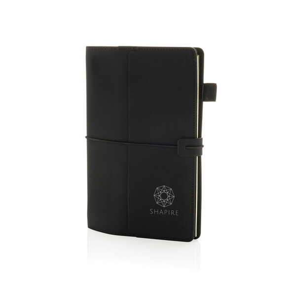 Taccuino 3in1 ricaricabile Daily Notes Binder in PU - Nero