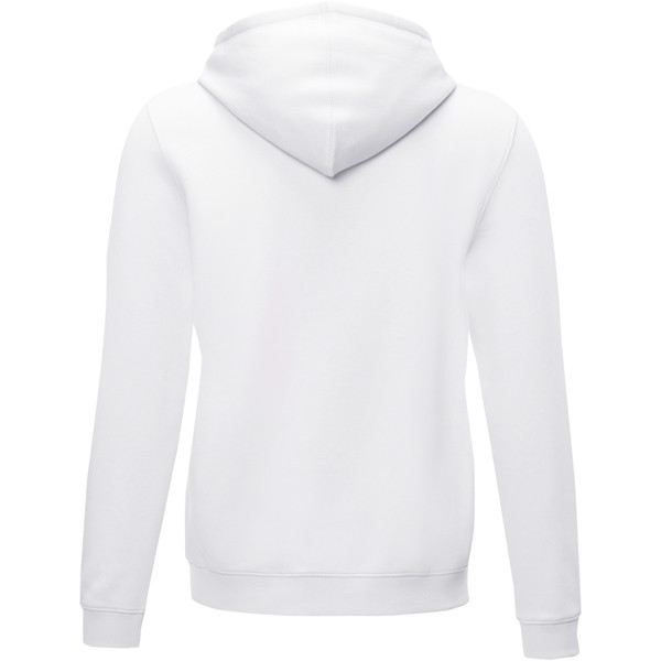 Ruby men’s organic recycled full zip hoodie - White / 2XL