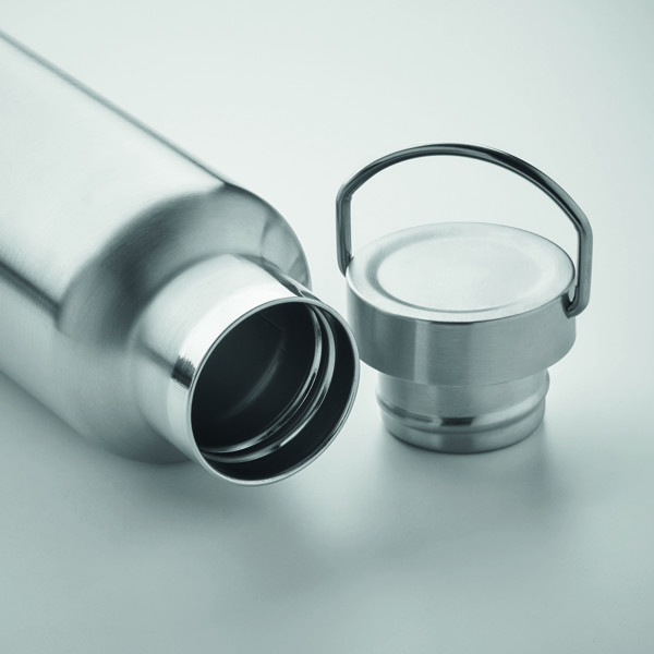 Doppelwandige Flasche 500 ml Florence - Mattsilber