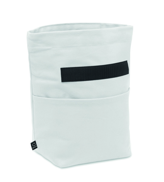 Recoba lunch cooler bag recycled cotton, 3mm PE foam - White