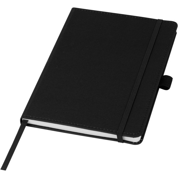 Thalaasa ocean-bound plastic hardcover notebook - Black