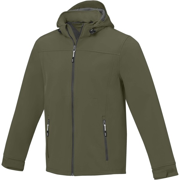 Giacca softshell Langley da uomo - Verde foresta / 3XL