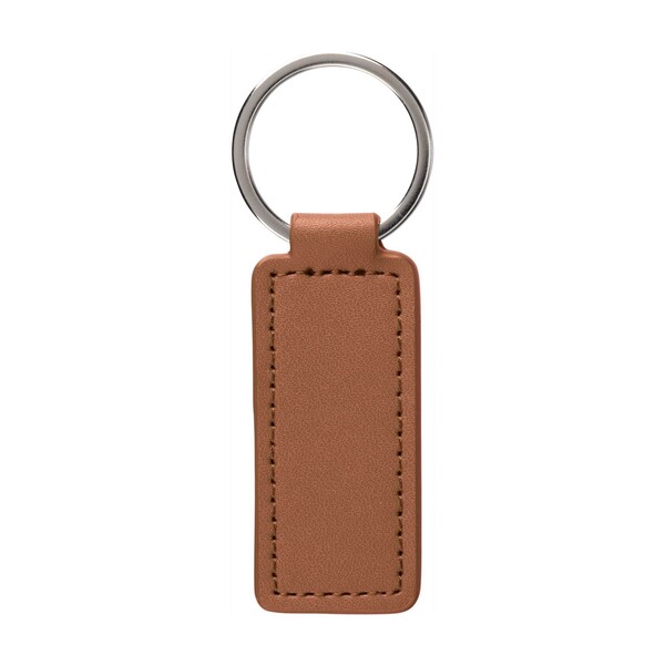 Keychain Sabrina | Apple leather and synthetic leather - brown