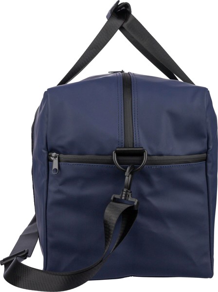 Gerecyclede PU dufflebag Mirae - zwart