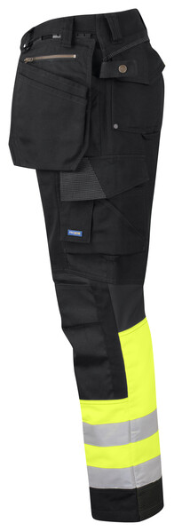 6524 PANTS HI VIS CL.1 YELLOW/BLACK C150