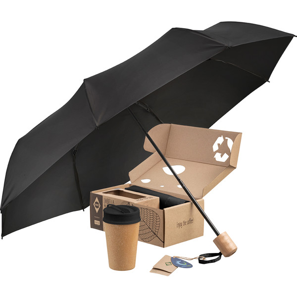 FARE® Set ÖkoBrella To Go - Schwarz Ws