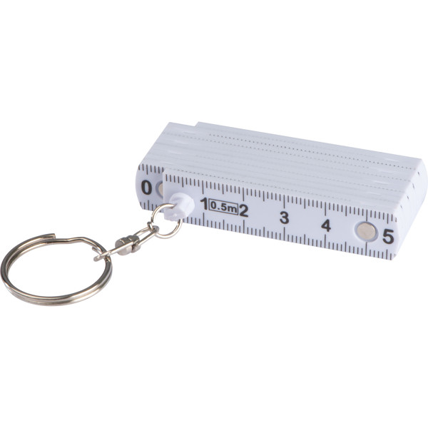 UMBERTO Breloc tip metru - White