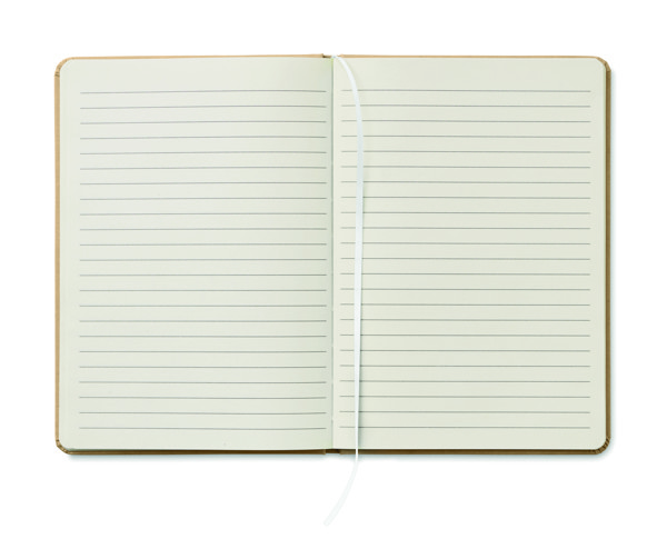 Carnet A5 en carton recyclé Caratil - Blanc